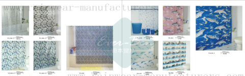 74-75 China pvc shower curtain manufacturer
